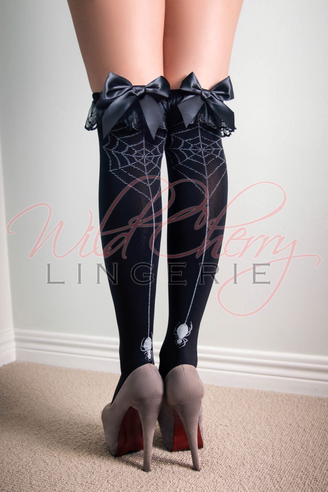 Webbed Widow Stockings