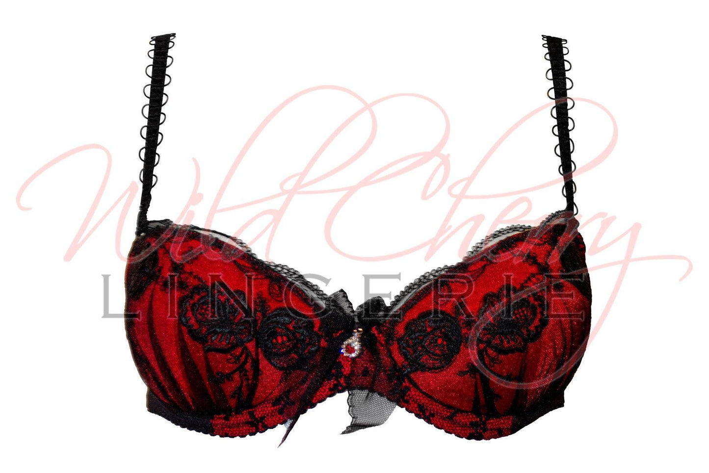 Glamour Red Collection Push Up Bra VIPA Lingerie, Bras, VIPA Lingerie - Wild Cherry Lingerie