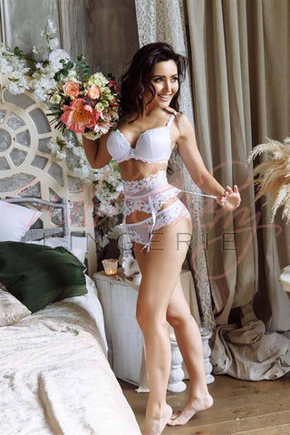 Daniella White Collection Thong Panty VIPA Lingerie