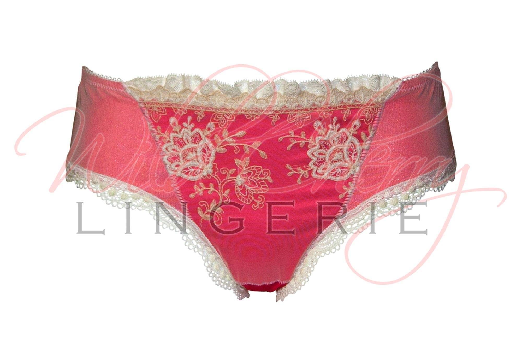 Andrea White Collection Hipster Panties VIPA Lingerie, Panties, VIPA Lingerie - Wild Cherry Lingerie