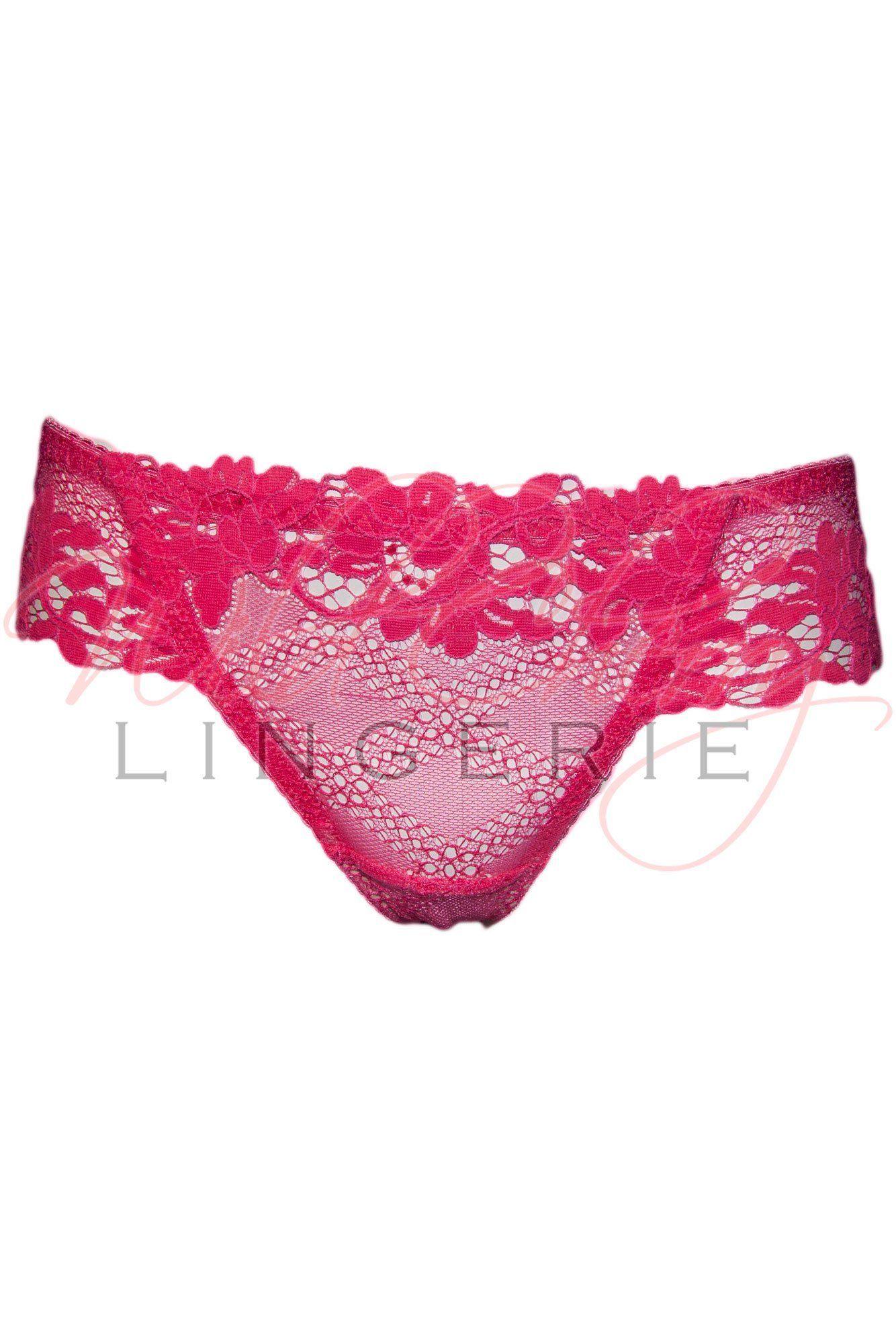 Daniella Pink Collection Thong Panty VIPA Lingerie, Panties, VIPA Lingerie - Wild Cherry Lingerie