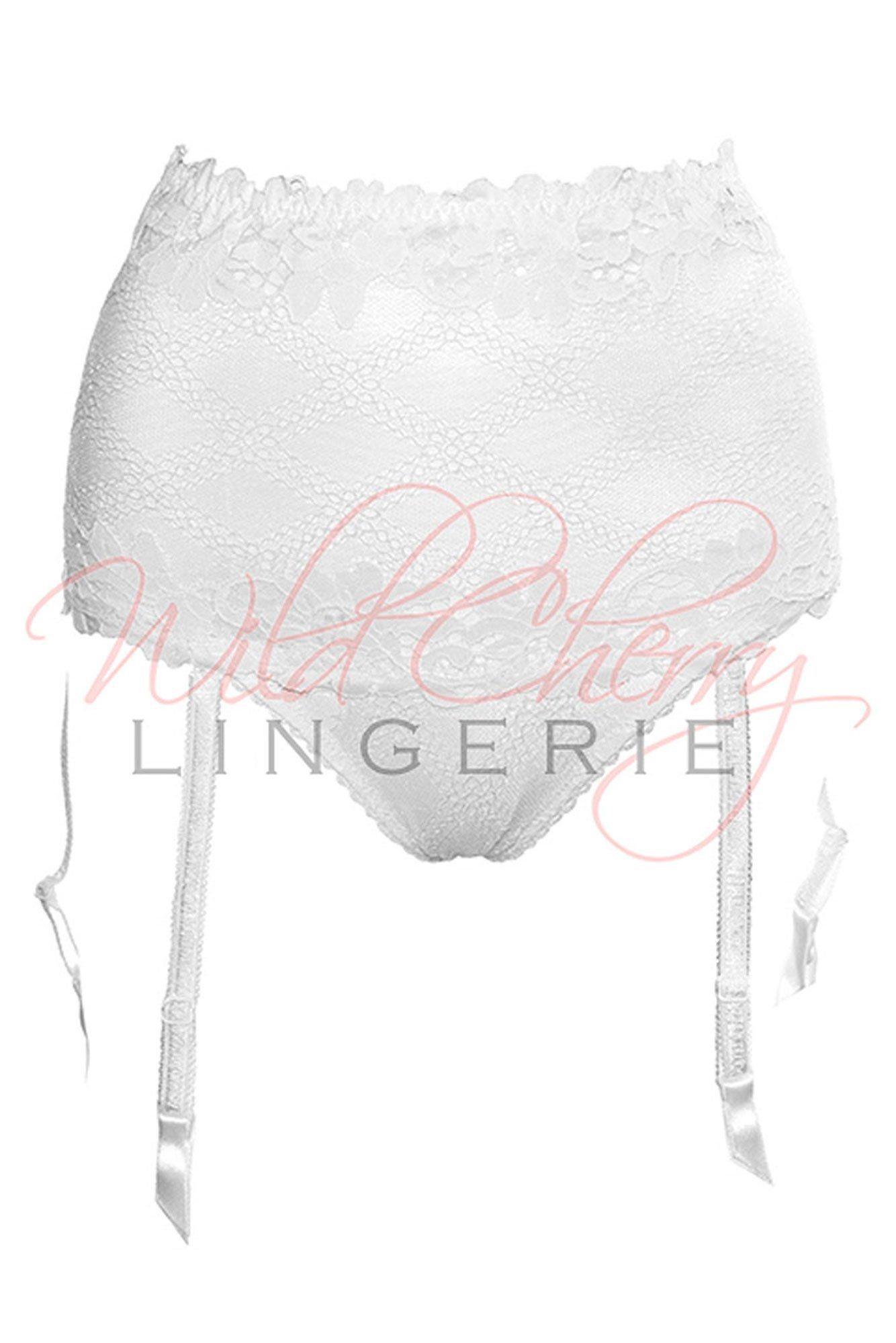 Daniella White Collection High-Waist Brief Panty VIPA Lingerie, Panties, VIPA Lingerie - Wild Cherry Lingerie
