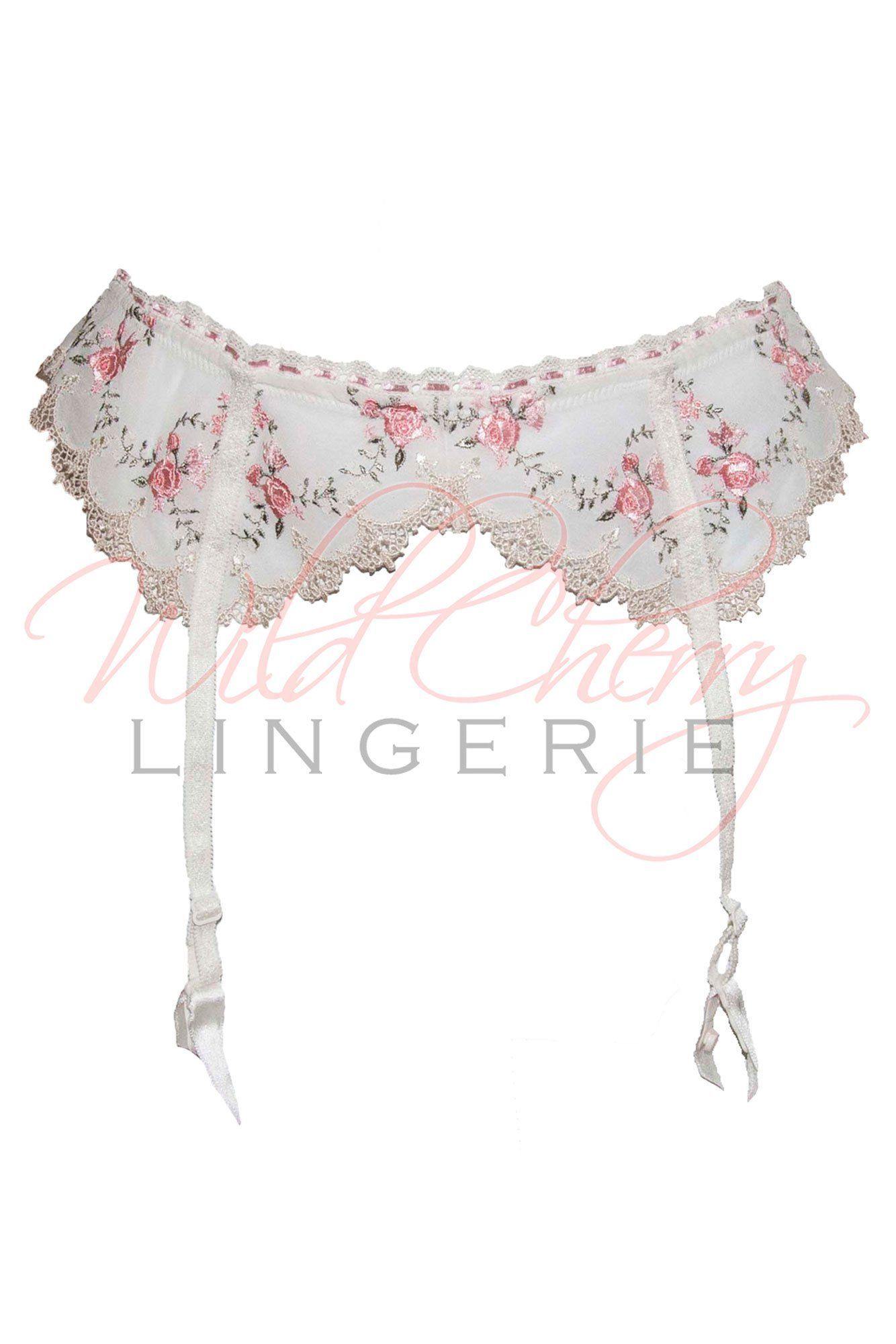 Alisa Collection Suspender Belt VIPA Lingerie, Suspender Belts & Garter Leg, VIPA Lingerie - Wild Cherry Lingerie