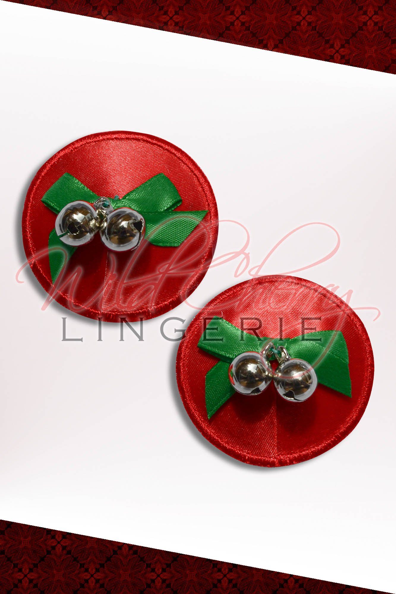 Jingle Bells! 3D Nipple Covers, Accessories, Wild Cherry Lingerie - Wild Cherry Lingerie
