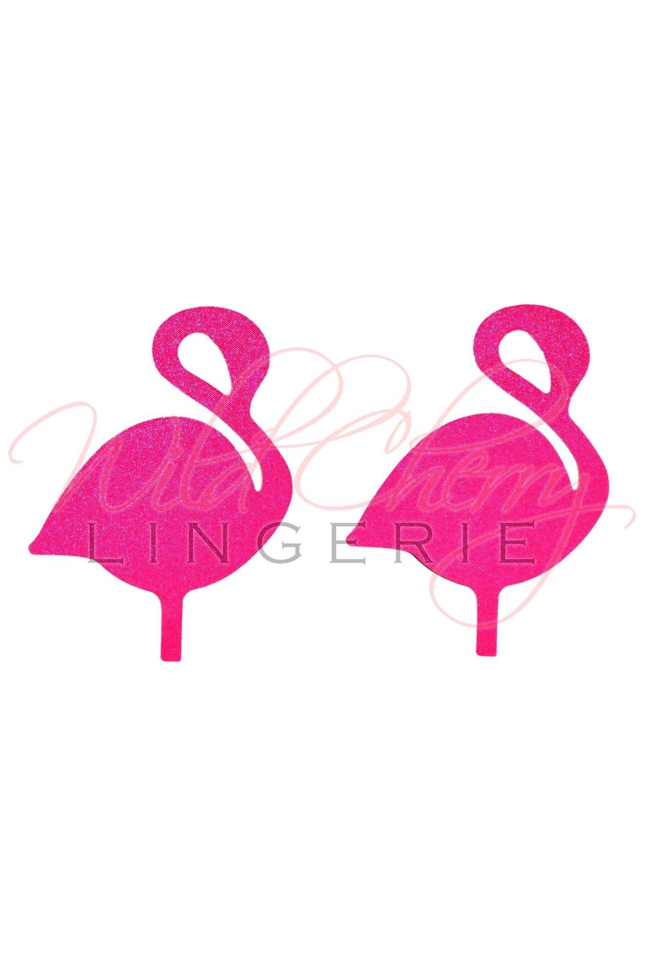 Flamingo Nipple Covers, Accessories, Wild Cherry Lingerie - Wild Cherry Lingerie