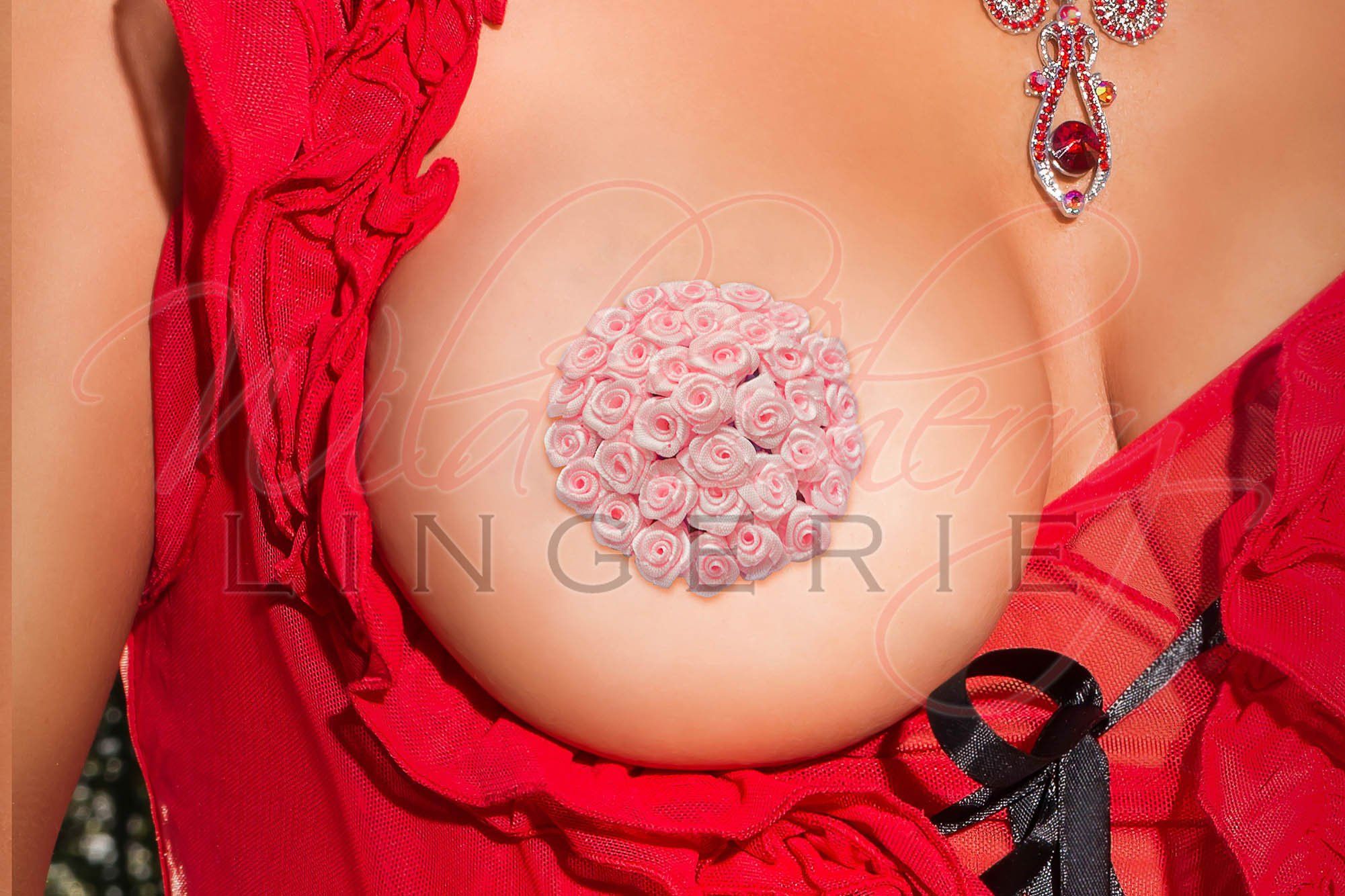 Rose Cluster 3D Nipple Covers, Accessories, Wild Cherry Lingerie - Wild Cherry Lingerie