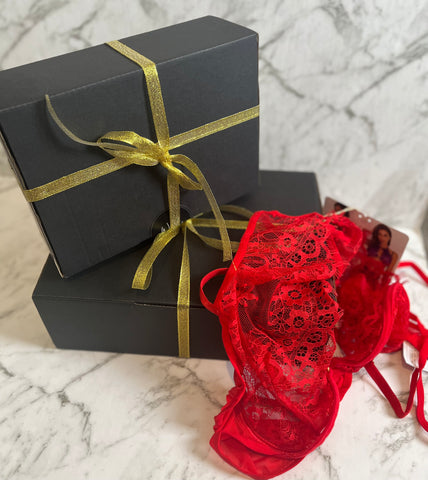 Gold limited edition lingerie gift box